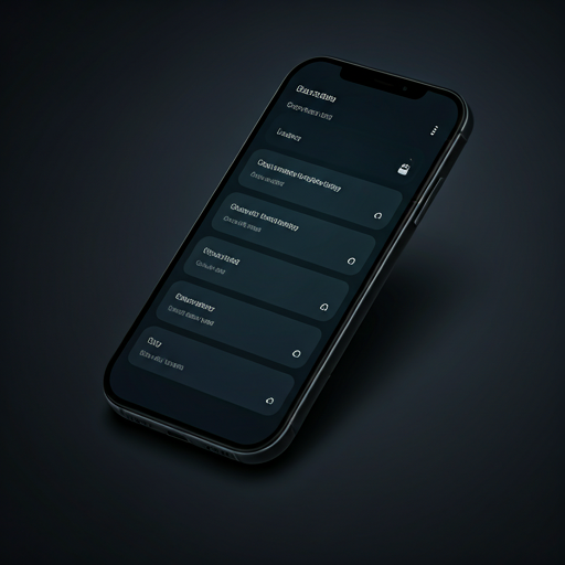 Simple Notes Android app – dark mode card layout